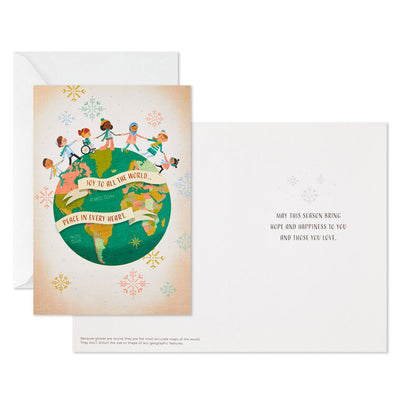 UNICEF Joy to All the World Boxed Christmas Cards, Pack of 12