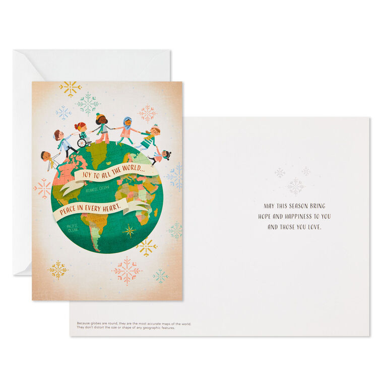 UNICEF Joy to All the World Boxed Christmas Cards, Pack of 12