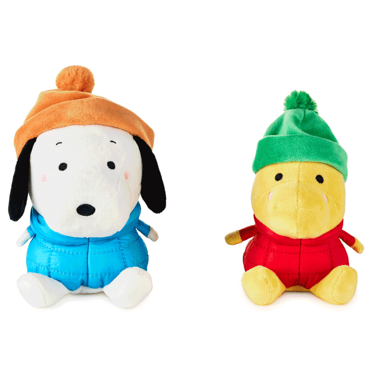 Peanuts® Snoopy and Woodstock Magnetic Plush Pair, 5" H