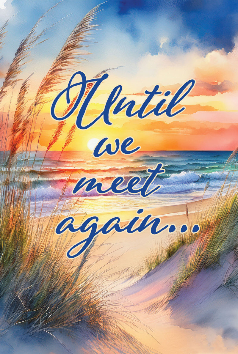 Wind Current - Until We Meet Again Garden Flag – Banner's Hallmark
