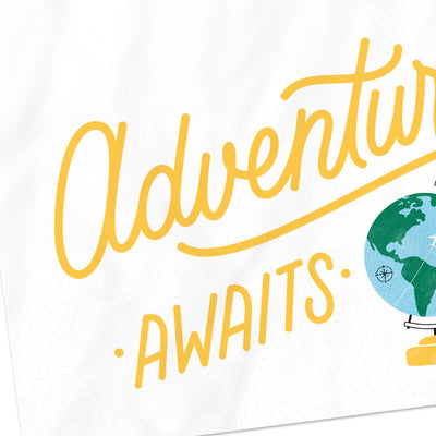 Adventure Awaits Globe Graduation Cocktail Napkins, Pack of 20