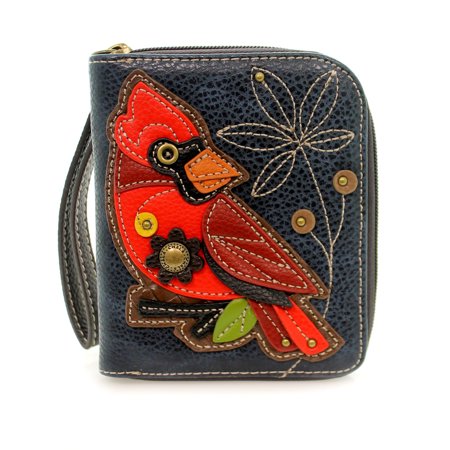 Zip-Around Wallet- Cardinal