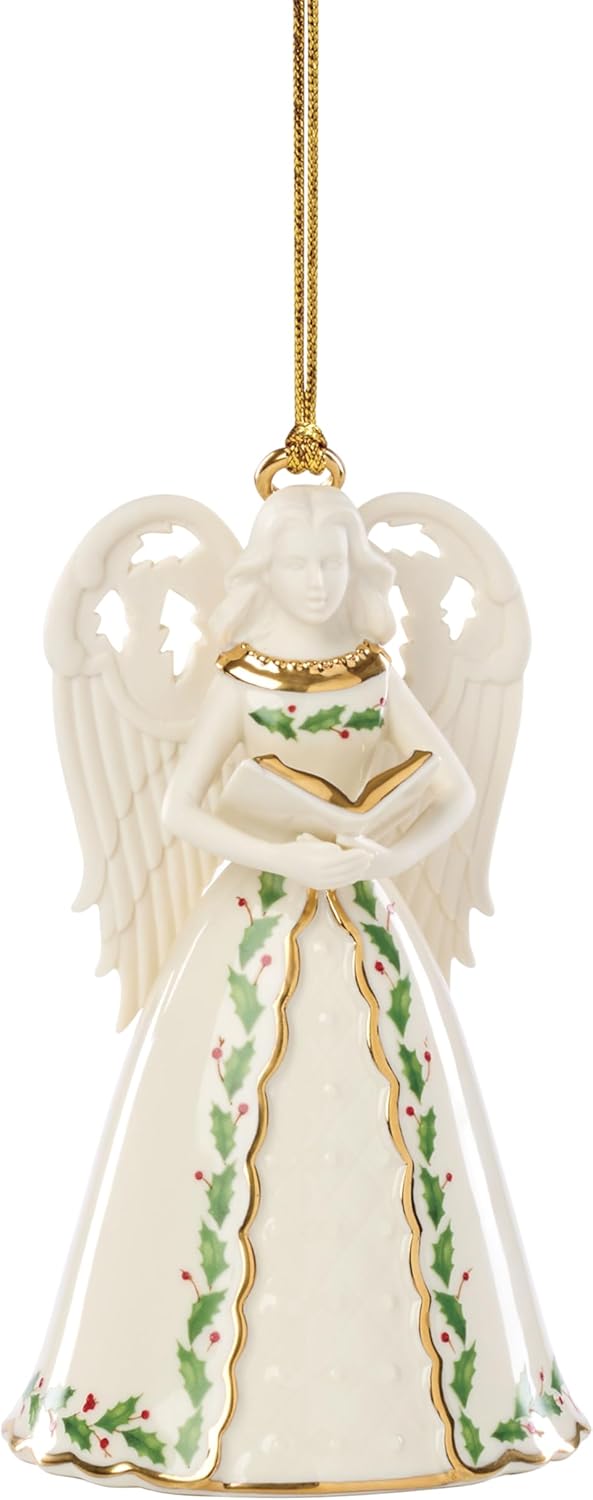 Holiday Angel Bell with Hymns