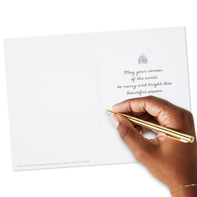 UNICEF Snowy Town Scene Boxed Christmas Cards, Pack of 12