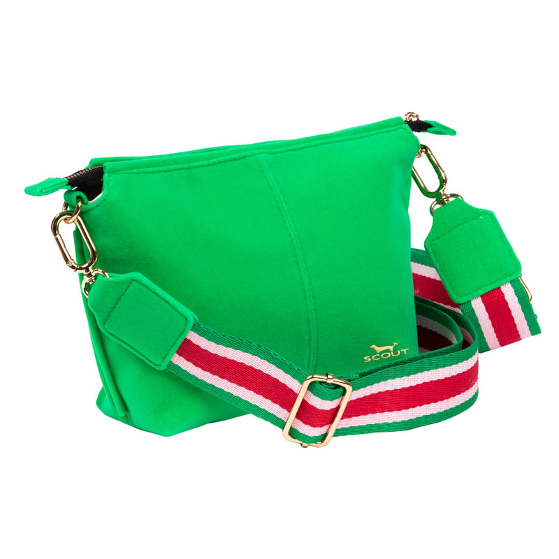 Emily Crossbody - Green Velvet