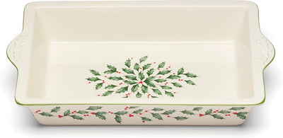 Holiday rectangular baker