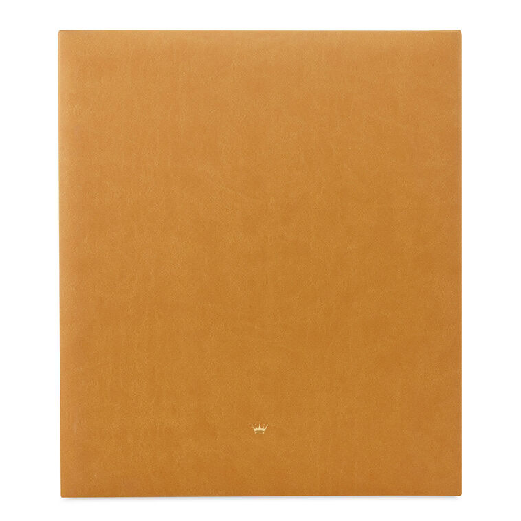 Our Family Gold on Tan Refillable Photo Album