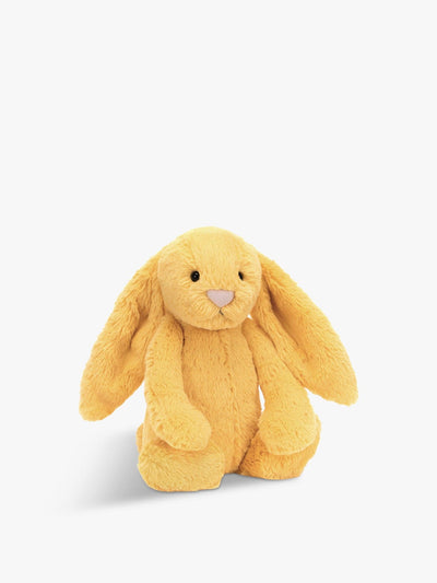 Yellow stuffed rabbit