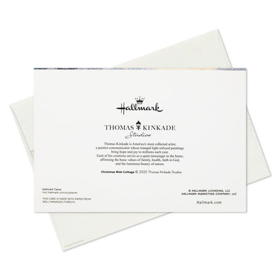 Thomas Kinkade Quiet Beauty Boxed Christmas Cards, Pack of 12