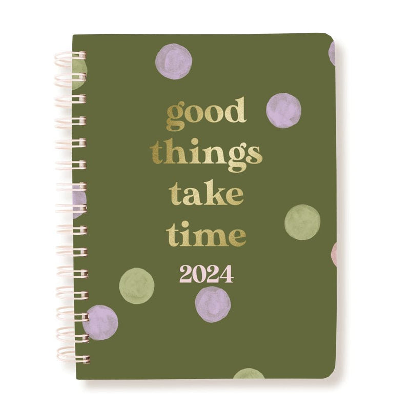 Good Things 6 x 8 18-Month Spiral Vegan Leather Planner