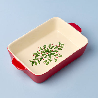 Holiday rectangular baking dish   small