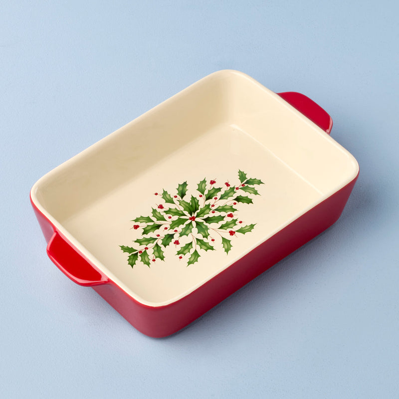 Holiday rectangular baking dish   small