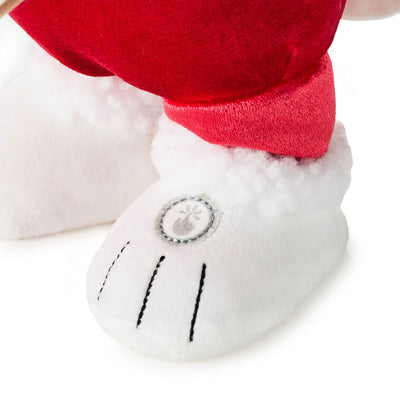 Peanuts Santa Snoopy With Cookie Plush With Sound and Motion, 12"
