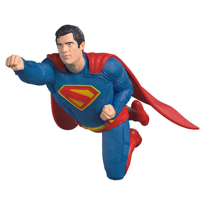 Superman ornament, DC Comics hero in blue and red suit, flying pose, Hallmark Keepsake, Christmas tree decoration, Man of Steel collectible.