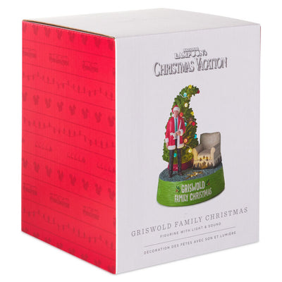 National Lampoon's Christmas Vacation Griswold Family Christmas Figurine With Light and Sound, 7.75" H
