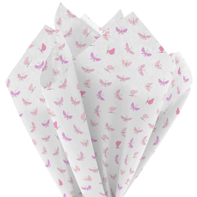 Pink Butterflies on White Mother&