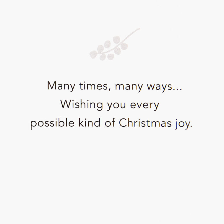 Christmas Tree on Pink Boxed Christmas Cards, Pack of 16