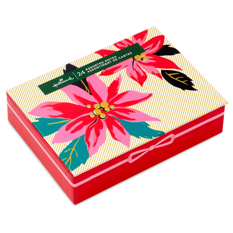 Lacey Chabert Collection Nostalgic Holidays Assorted Blank Boxed Christmas Cards, Pack of 24