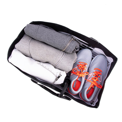 Melondramatic large Original Deano tote with open top, flat bottom, comfort handles, and interior zipper pocket.