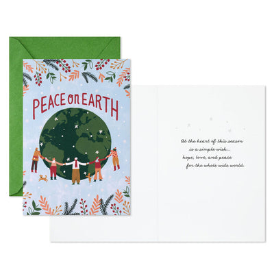 Peace on Earth Boxed Christmas Cards, Pack of 16