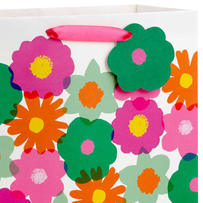 13" Whimsical Blooms Large Gift Bag