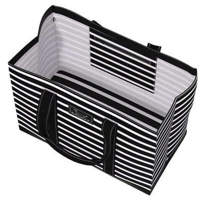 Sea Biscuit large Original Deano tote with open top, comfort grip handles, interior zipper pocket, and durable flat bottom.