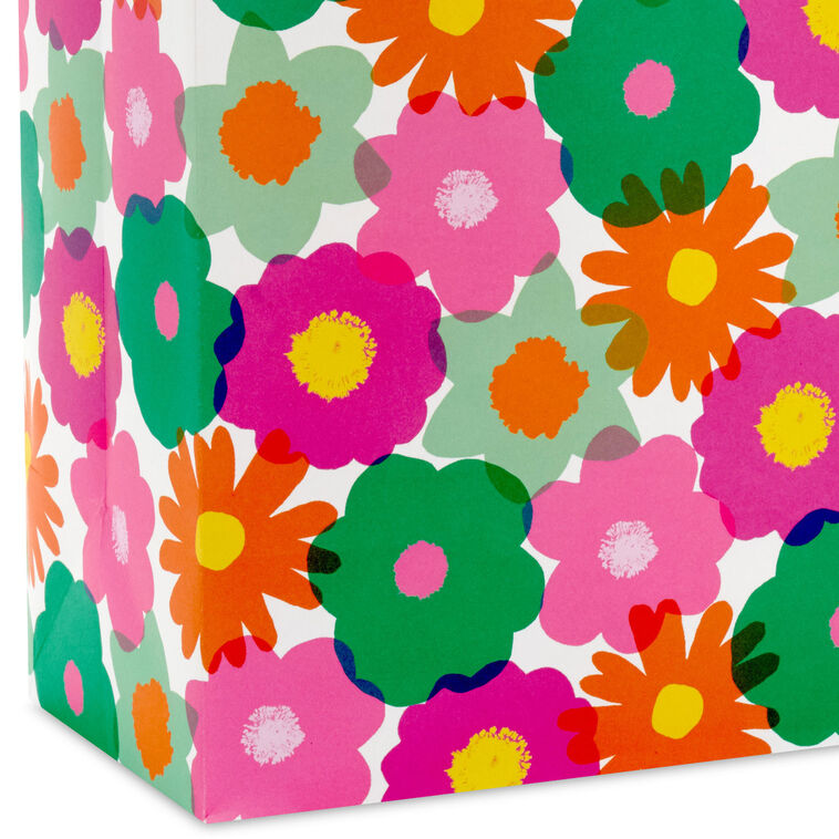 13" Whimsical Blooms Large Gift Bag