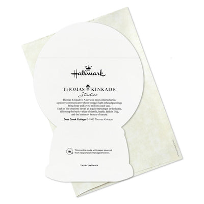 Thomas Kinkade Cottage in Snow Globe Boxed Christmas Cards, Pack of 12