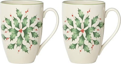 Holiday accent mug   set of 2