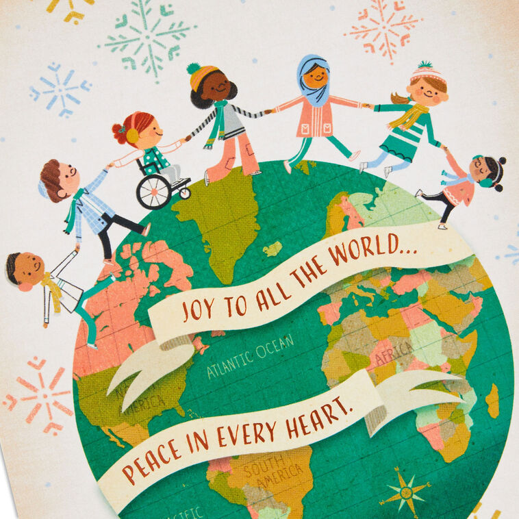 UNICEF Joy to All the World Boxed Christmas Cards, Pack of 12