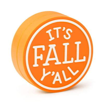 Charmers it's fall y'all silicone charm, 1.75" h