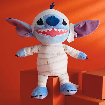 Disney mummy stitch plush with sound, 11"