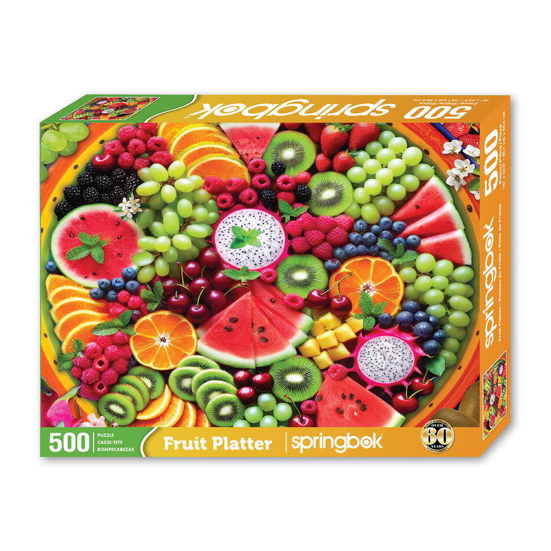 Fruit Platter 500 Piece Jigsaw Puzzle