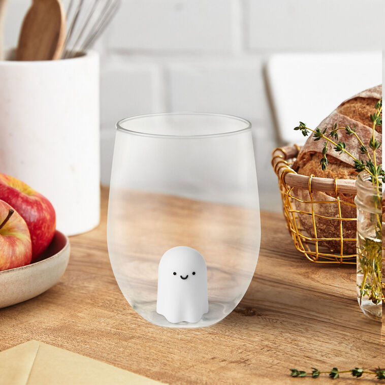 Charmers ghost silicone charm, 1.8" h