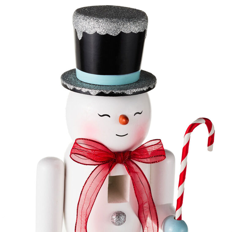 Snowman Christmas Countdown Nutcracker Figurine, 15"