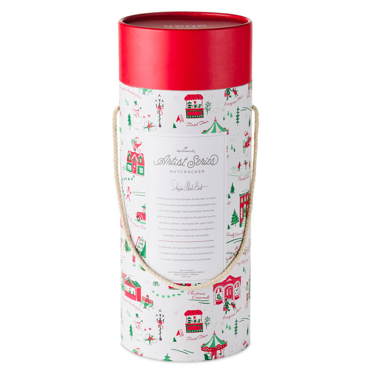 Toymaker Santa Nutcracker Figurine, 14" H