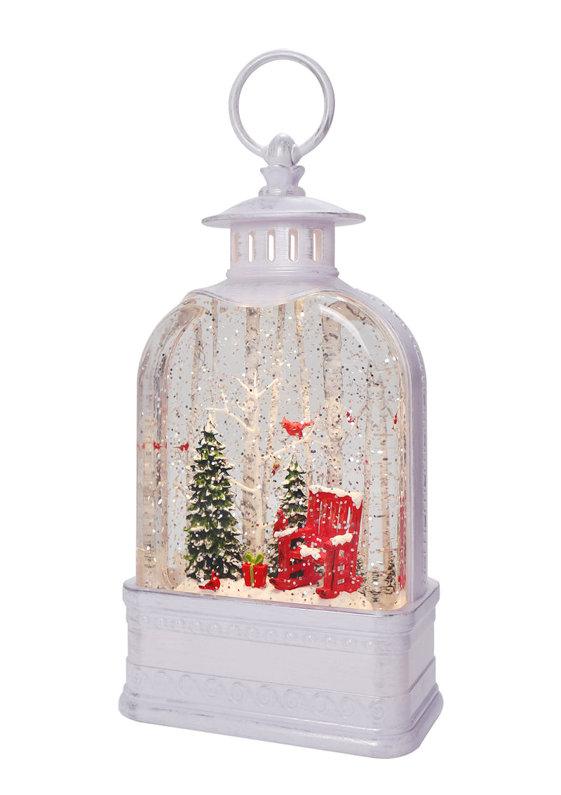 Christmas in Heaven Dome Sub Glitter Lantern 10.75"