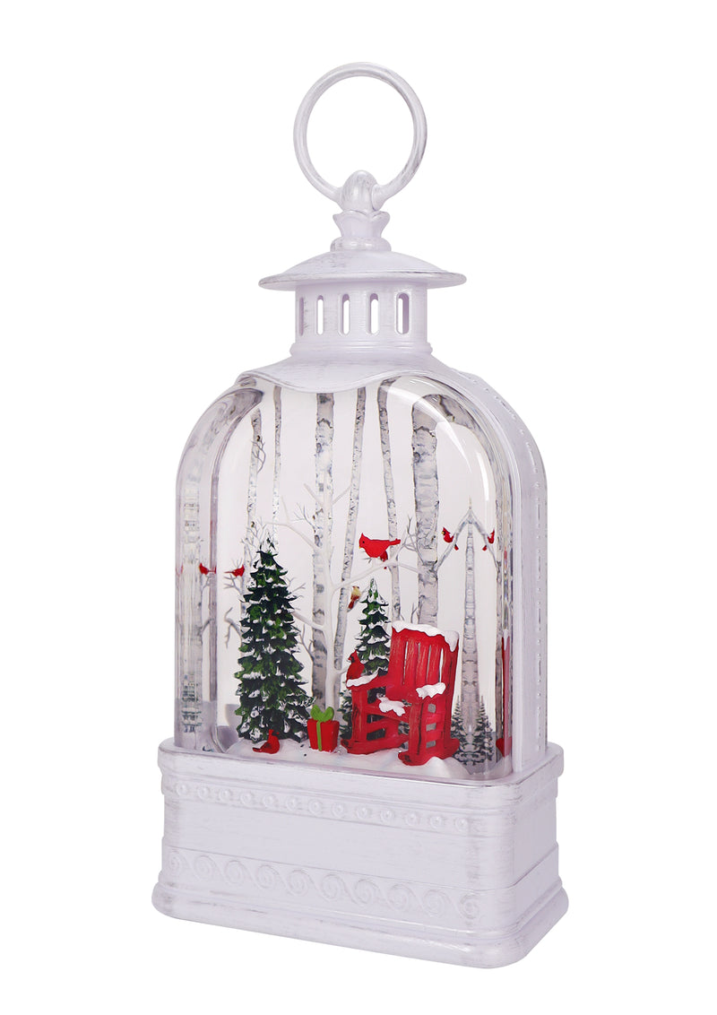 Christmas in Heaven Dome Sub Glitter Lantern 10.75"