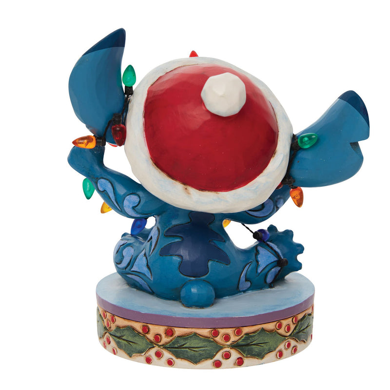 Stitch Wrapped in Christmas Li