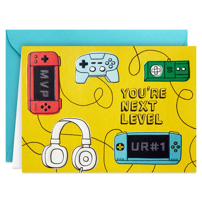 Video Game Controllers Blank Notes, Pack of 10