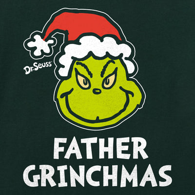 Men's Father Grinchmas Short Sleeve Crusher Tee - Treeline Green