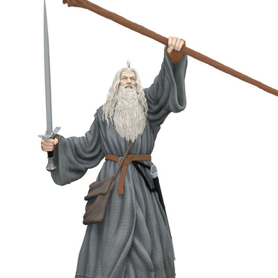 Gandalf the Grey ornament, Lord of the Rings, staff raised on Bridge of Khazad-dûm, Hallmark Keepsake, sound, Christmas decoration