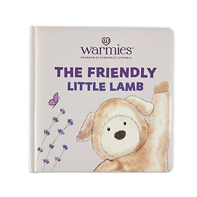 Warmies Friendly Little Lamb children’s book with soft pastel illustrations and a soothing bedtime story.