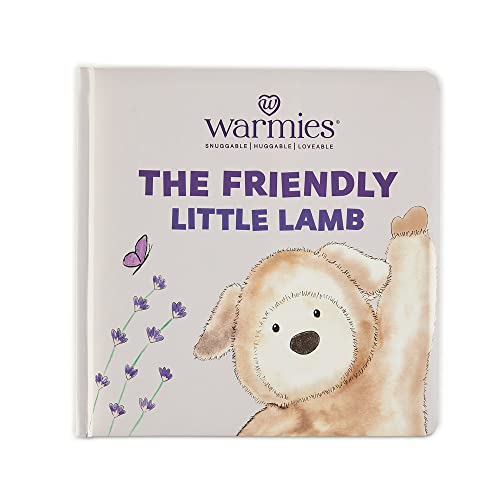 Warmies Friendly Little Lamb children’s book with soft pastel illustrations and a soothing bedtime story.