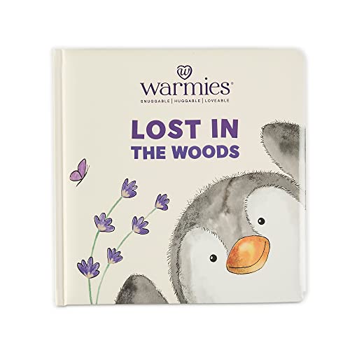 Warmies Lost In The Woods board book with padded cover and rounded corners, perfect for safe and cozy reading time.
