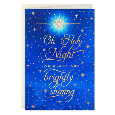Oh Holy Night Religious Boxed Christmas Cards, Pack of 12