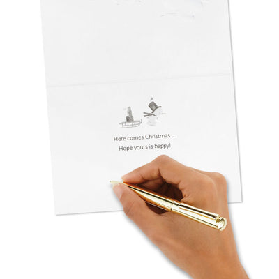 Snowy Santa Claus Parade Boxed Christmas Cards, Pack of 16