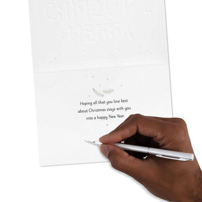 Retro Lettering Boxed Christmas Cards, Pack of 12