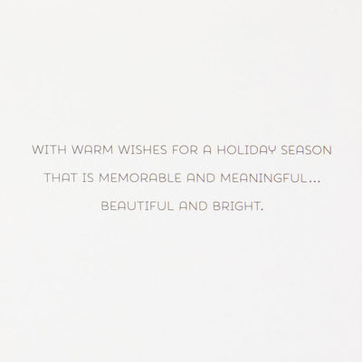 UNICEF Gold Menorah on Blue Boxed Hanukkah Cards, Pack of 12