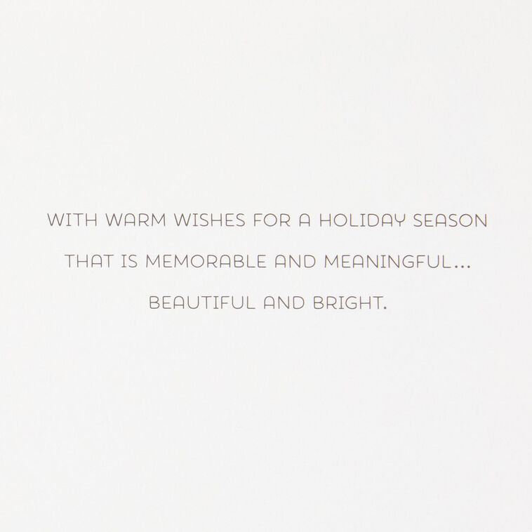 UNICEF Gold Menorah on Blue Boxed Hanukkah Cards, Pack of 12